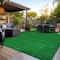 World Rug Gallery Contemporary Boho Indoor/Outdoor Runner Rug 2'x7' Gray Runner Rug 360GREEN5X7 - alternate 3